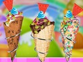 ゲーム自家製アイスクリームの料理オンライン