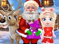 ゲーム傷ついたサンタとクリスマスエルクを救う オンライン