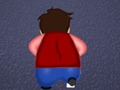 ゲームデブ男の子のランオンライン