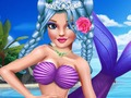 ゲームプリンセス人魚メイクスタイルオンライン