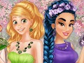 ゲーム春の姫のドレスの色オンライン
