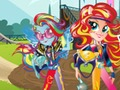 ゲームエクエストリアの女の子たち。 フレンドシップ ゲーム: モトクロス オンライン