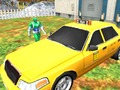 ゲームスーパーヒーローのタクシー オンライン