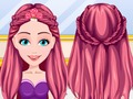 ゲーム夏の編み込みヘアスタイル オンライン