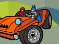 ゲームスーパーヒーロー車のぬりえの本 オンライン