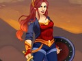 ゲームアマゾンの戦士ワンダーウーマンドレスアップオンライン