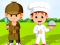 ゲーム子どもたちと職業 オンライン