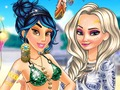 ゲームプリンセスたちのボヘミアンビーチウェアの執着オンライン