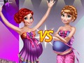 ゲームキャットウォークを歩く妊娠中のプリンセスたち オンライン