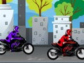ゲーム数学的なオートバイレース: 試合の比較 オンライン