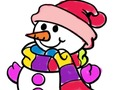 ゲーム冬の塗り絵 オンライン