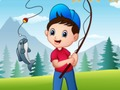 ゲーム釣りジグソーパズル オンライン