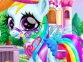 ゲームレインボーポニーのお手入れ オンライン