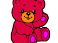 ゲーム学校に戻る：甘いクマの塗り絵オンライン