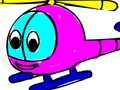 ゲーム学校へ戻る ヘリコプターの塗り絵オンライン