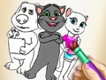 ゲームキティのぬりえ オンライン
