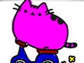 ゲーム学校に戻る: かわいい猫の塗り絵オンライン
