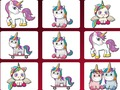 ゲームかわいいユニコーンの記憶オンライン