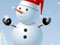 ゲームハッピー雪だるまの塗り絵オンライン