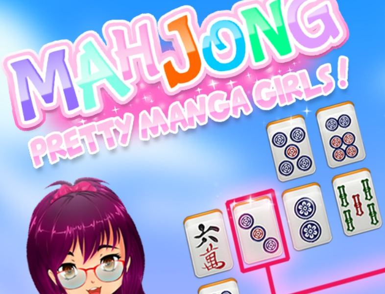 ゲーム麻雀 かわいいマンガの女の子オンライン