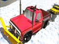 ゲーム冬の雪除けジープ運転オンライン