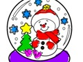 ゲーム学校へ戻って:クリスマス塗り絵オンライン