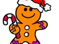 ゲーム学校に戻る: クリスマス クッキーの塗り絵 オンライン
