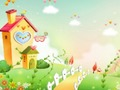 ゲームカートゥーンの夢のシーンオンライン