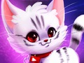 ゲームかわいい子猫の塗り絵オンライン