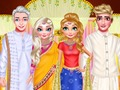 ゲームインドのカップルの結婚式オンライン