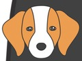 ゲーム犬の顔を塗り絵オンライン