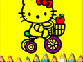 ゲーム学校に戻る：甘い子猫の塗り絵オンライン