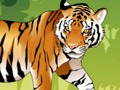 ゲーム怒っている虎の塗り絵オンライン