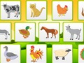 ゲーム農場の動物 子供の学習 メモリオンライン