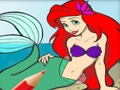 ゲーム人魚姫の塗り絵ゲームオンライン