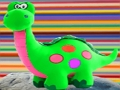 ゲームかわいい恐竜パズルオンライン