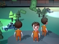 ゲームアニメの刑務所からの脱出オンライン