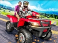 ゲームクアッドバイク交通レースマニアオンライン