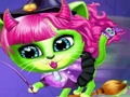 ゲーム怖いハロウィンペットサロンのメイクオーバーオンライン