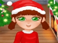 ゲームクリスマスの女の子のドレスアップ オンライン