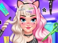 ゲームエリザEガールトレンディなヘアスタイル オンライン