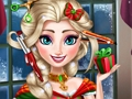 ゲームアイスクイーンクリスマスリアルヘアカット オンライン