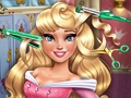ゲーム眠っている王女の本当のヘアカット オンライン