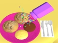 ゲーム朝食はオンラインで準備します オンライン