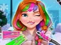 ゲームアニーの冬のシックなヘアスタイル オンライン