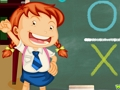 ゲーム学校での三目並べ オンライン
