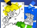 ゲームアルフィー狼男の塗り絵オンライン
