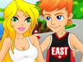 ゲームバスケットボールのキスオンライン