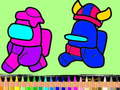 ゲームアモン・アズ: 塗り絵 オンライン