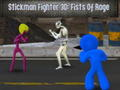 ゲームスティックマンファイター3D：怒りの拳オンライン